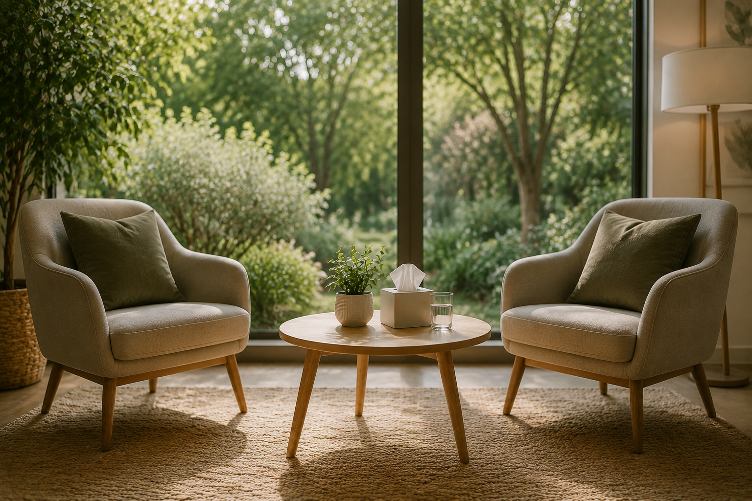 Calm counselling space